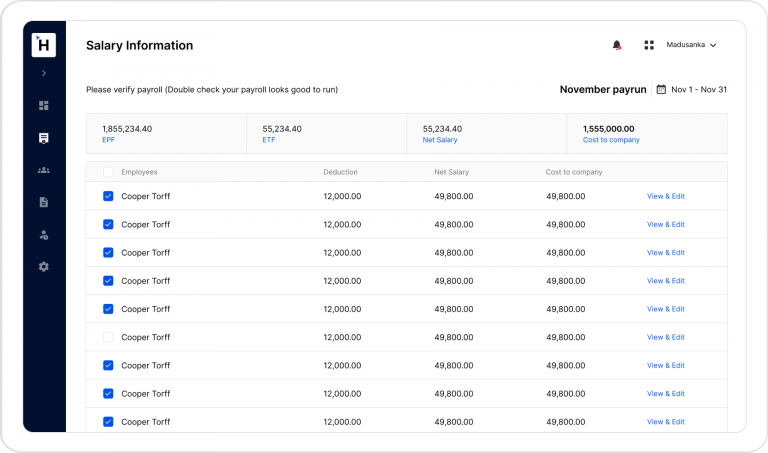 HR Software and Payroll for Sri Lankan Businesses | Humanised