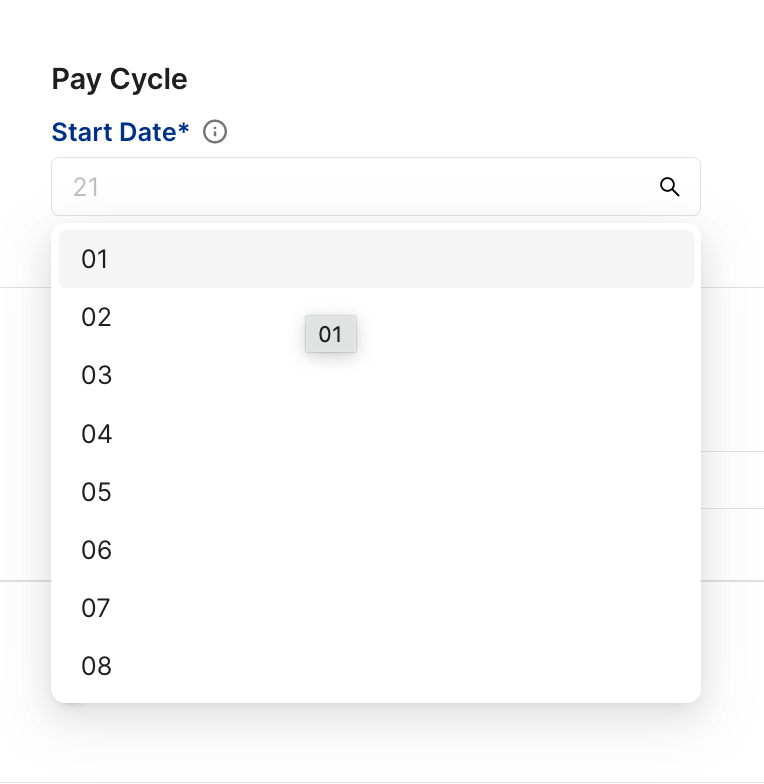 Pay cycle